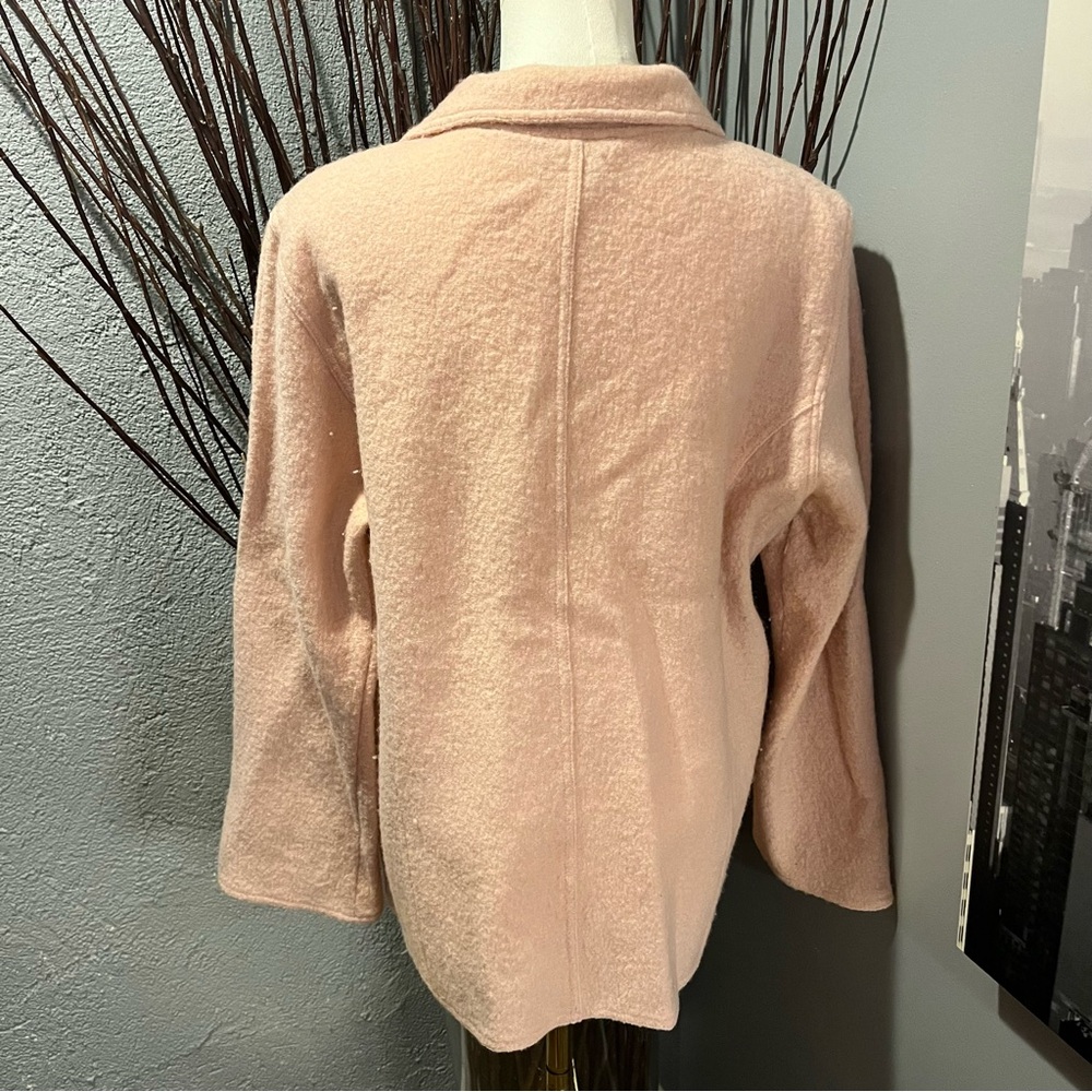 🌸ALFRED DUNNER PINK WOOL JACKET WITH BEADED BOW SIZE SMALL🌸 - Picture 5 of 6